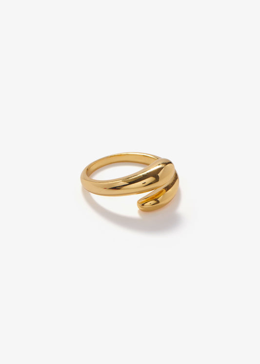 Anillo minimalista Waterdrop