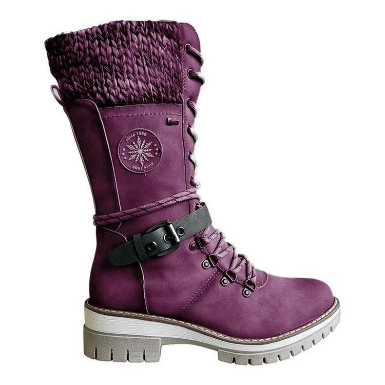❄️Rebajas de otoño - invierno: 60 % DE DESCUENTO🎁Botas de nieve impermeables hasta la rodilla para mujer