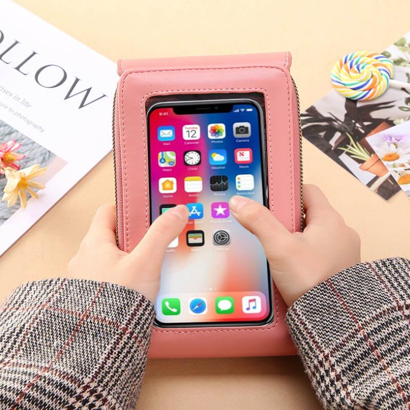 ✨️OFERTA ESPECIAL 2026 – 60 % DE DESCUENTO👜 📱Bolso de hombro para mujer con pantalla táctil: función de carga para smartphone, protección antirrobo y repelente al agua