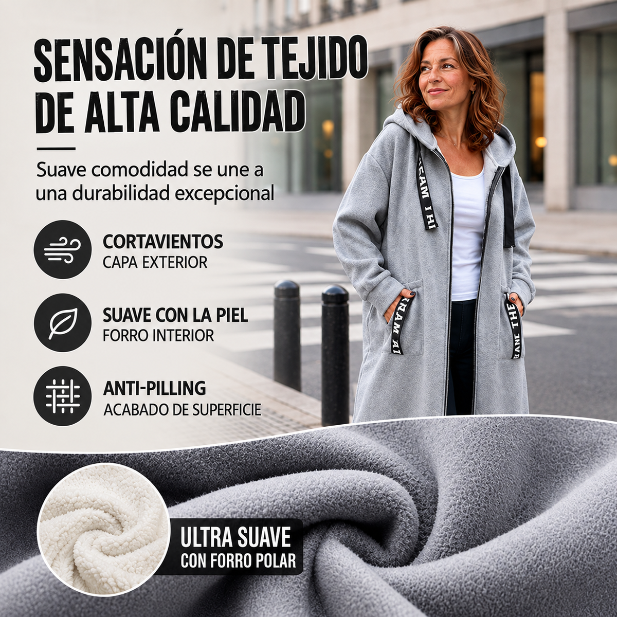 💃Sudadera con capucha extragrande para mujer
