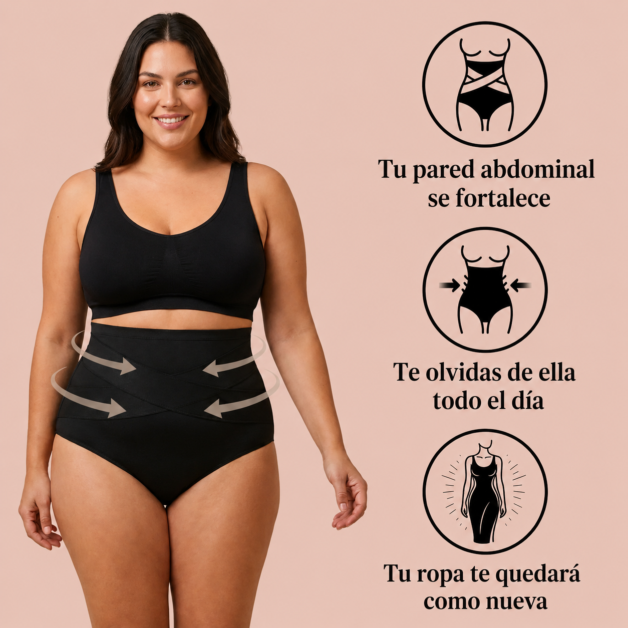 Braguitas posparto — Compresión 360°