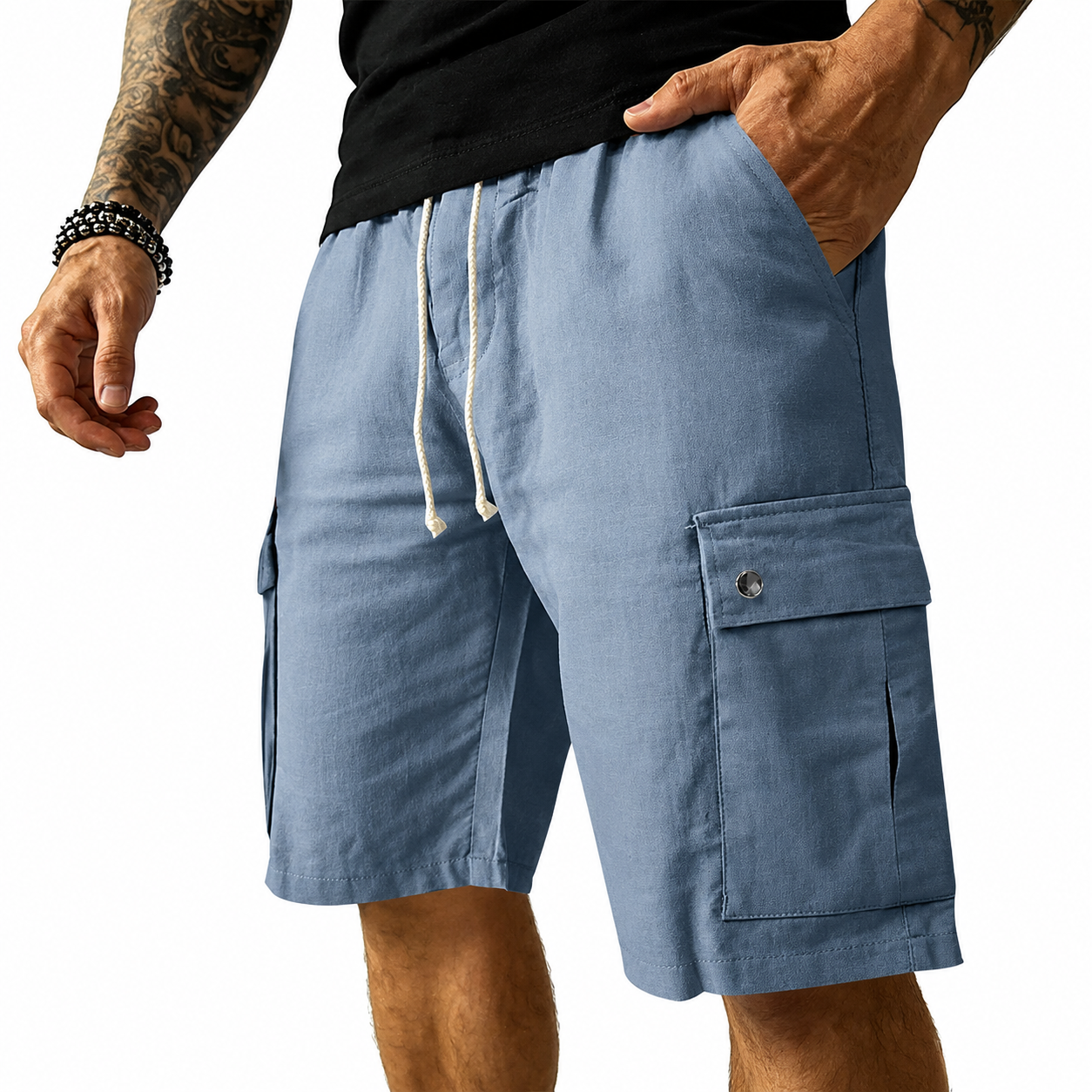 Shorts Cargo de Bambú y Lino | Compra 1 y llévate 1 GRATIS