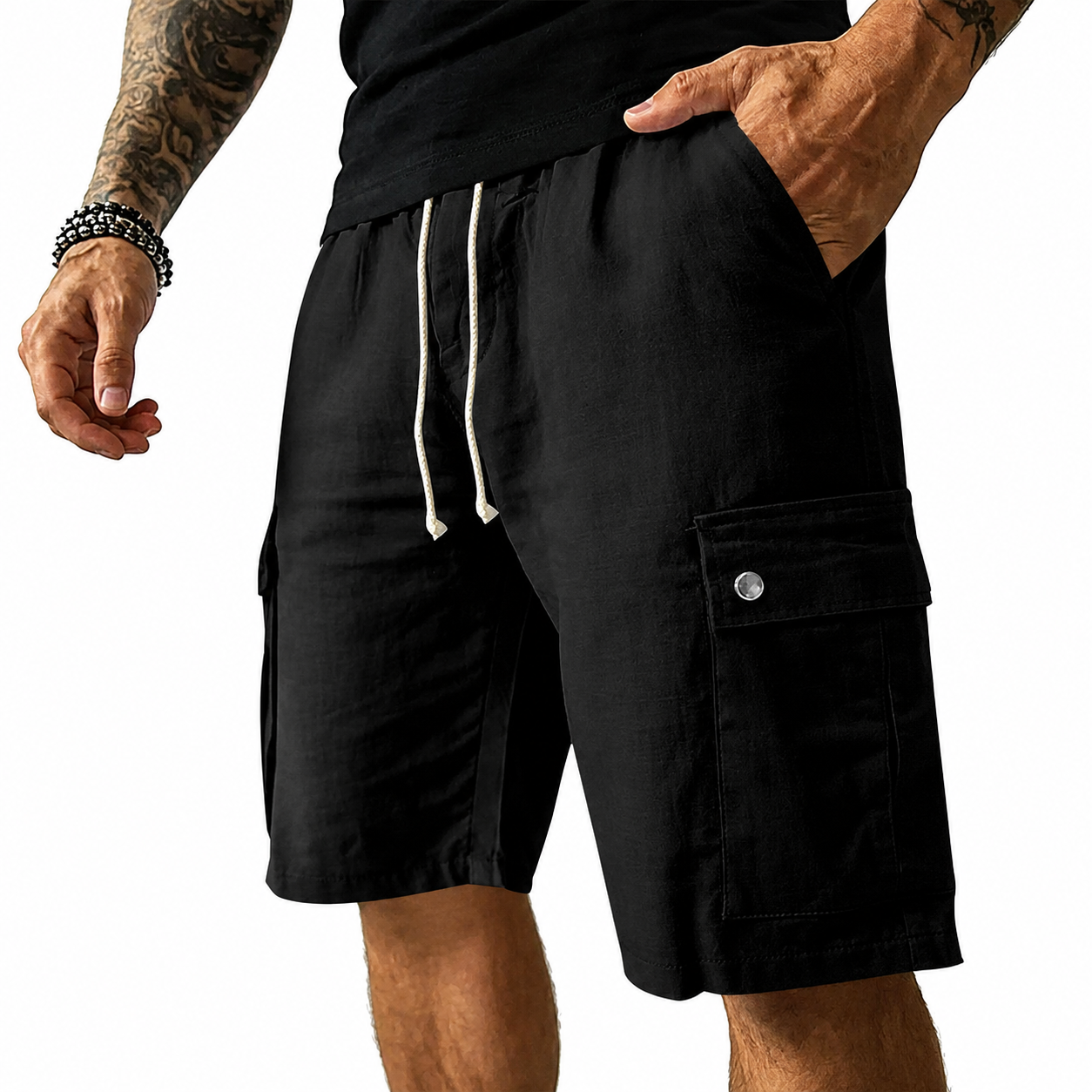 Shorts Cargo de Bambú y Lino | Compra 1 y llévate 1 GRATIS