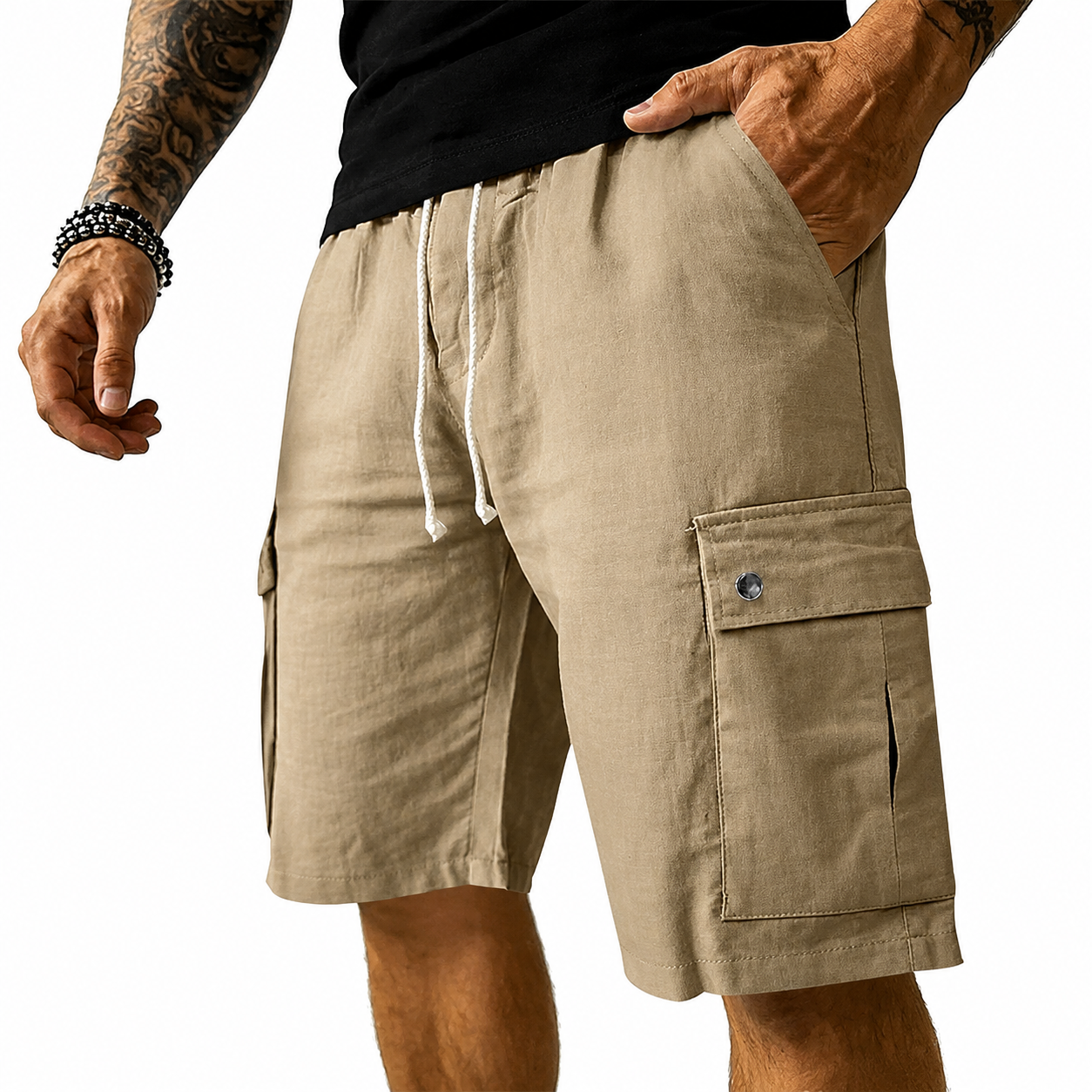 Shorts Cargo de Bambú y Lino | Compra 1 y llévate 1 GRATIS