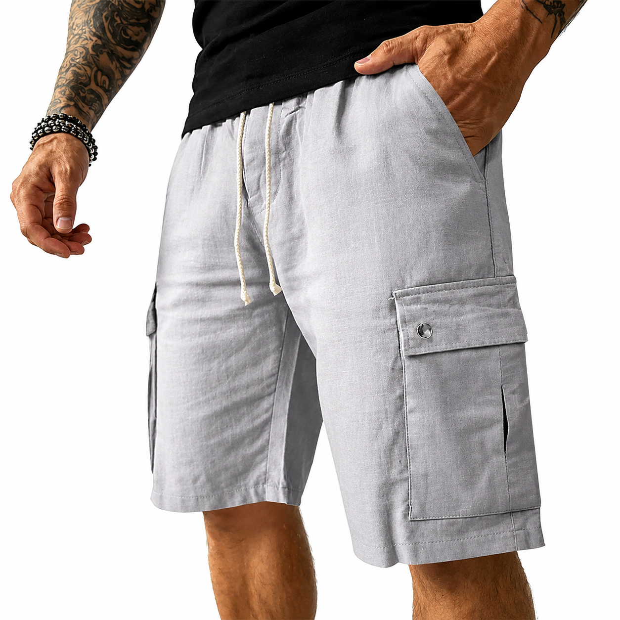 Shorts Cargo de Bambú y Lino | Compra 1 y llévate 1 GRATIS