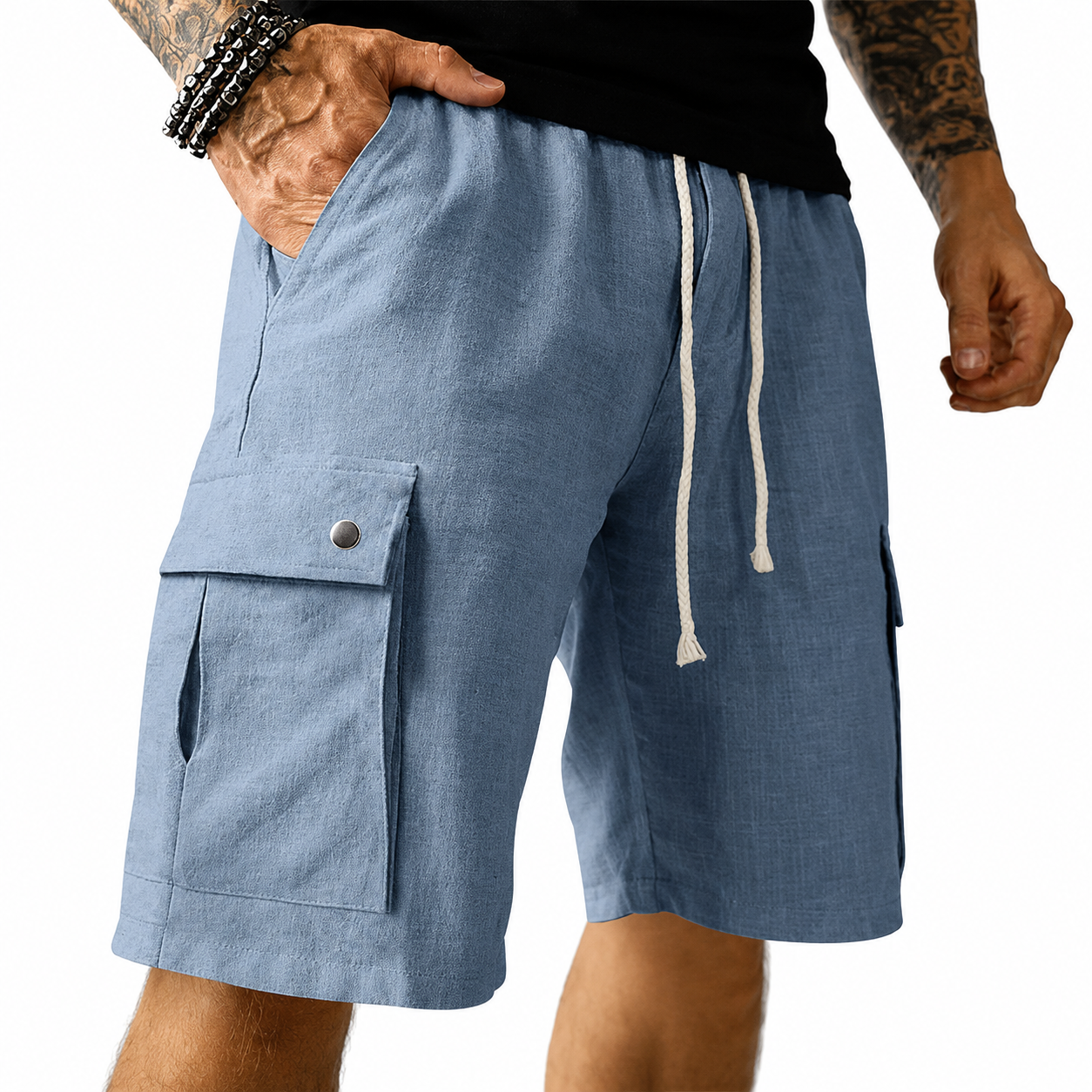 Shorts Cargo de Bambú y Lino | Compra 1 y llévate 1 GRATIS