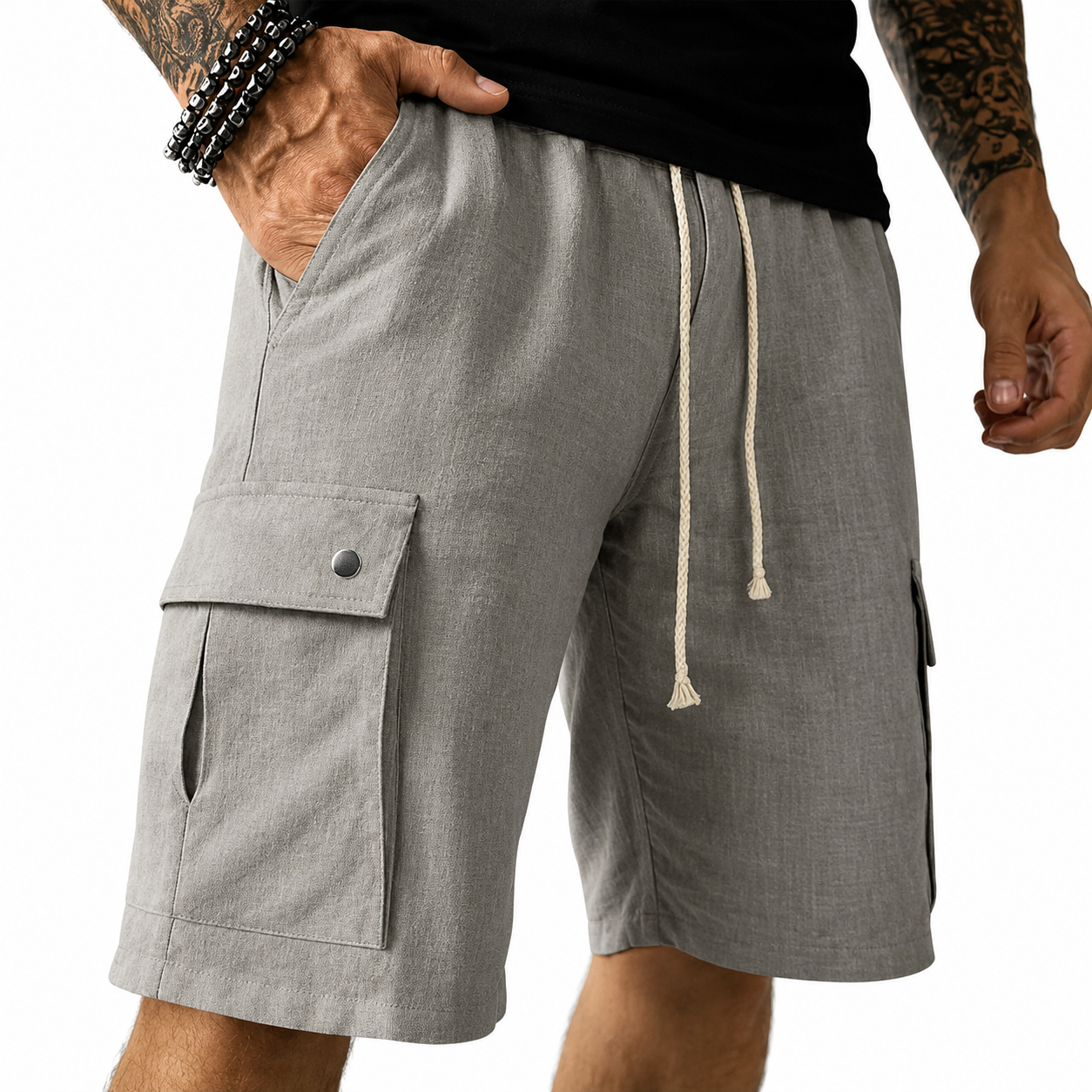 Shorts Cargo de Bambú y Lino | Compra 1 y llévate 1 GRATIS