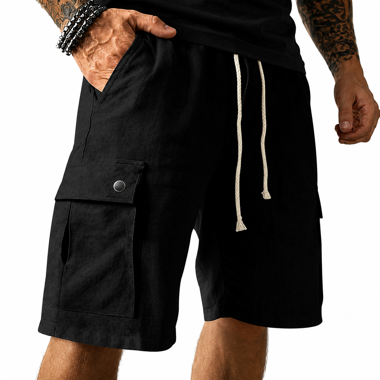 Shorts Cargo de Bambú y Lino | Compra 1 y llévate 1 GRATIS