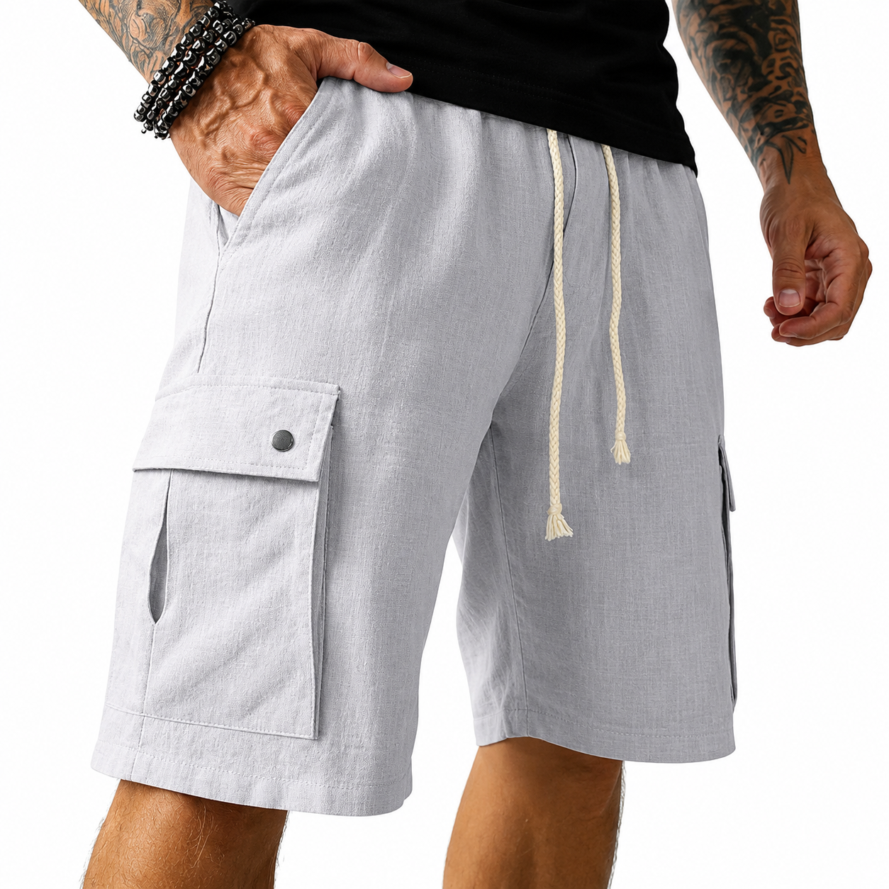 Shorts Cargo de Bambú y Lino | Compra 1 y llévate 1 GRATIS