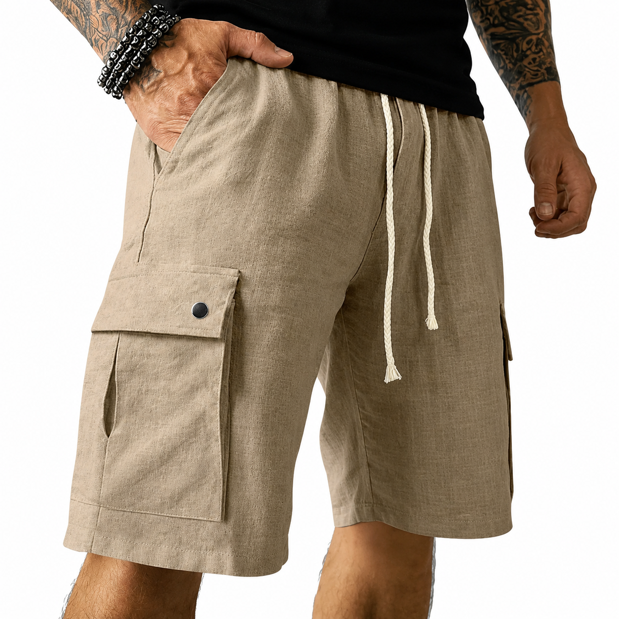 Shorts Cargo de Bambú y Lino | Compra 1 y llévate 1 GRATIS
