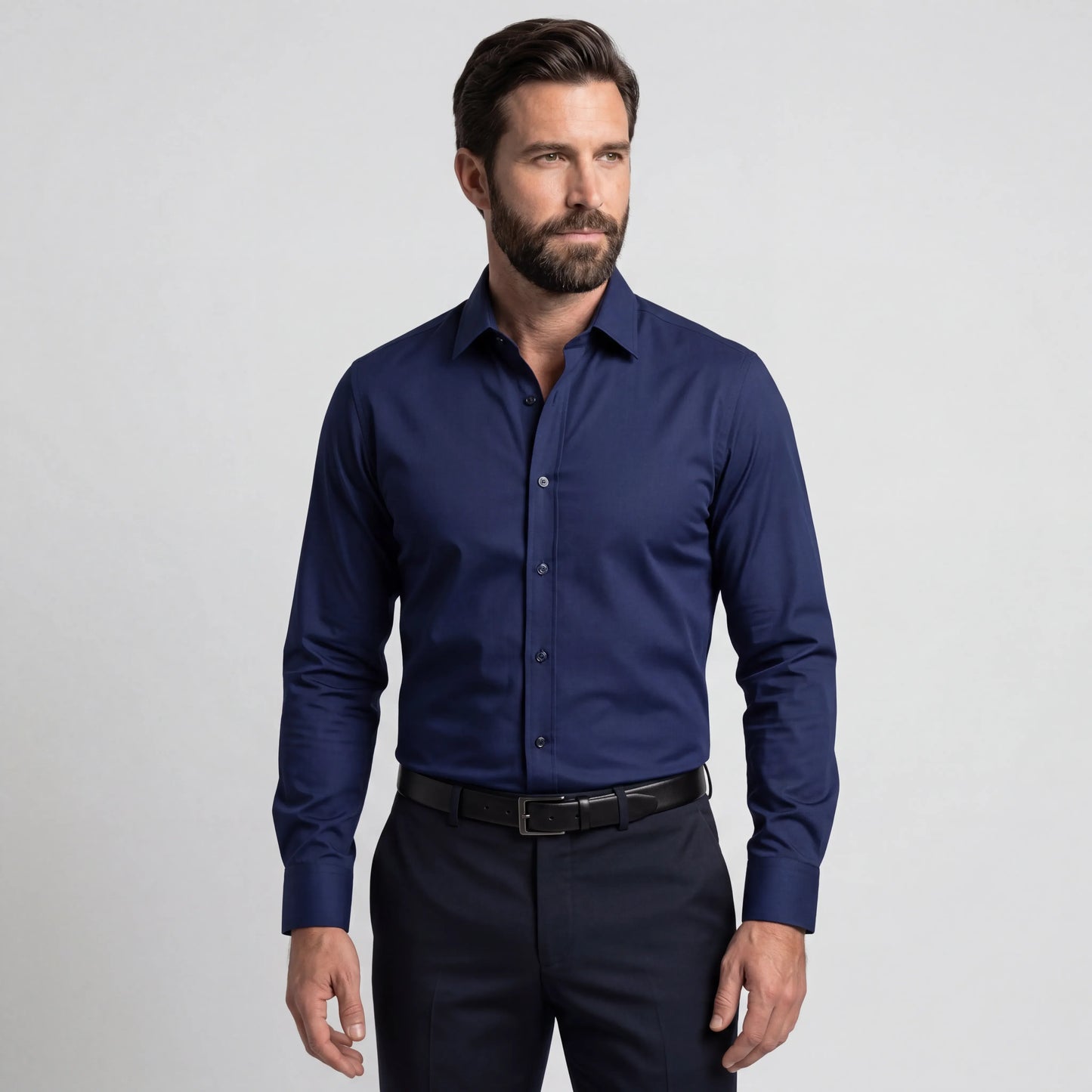 Camisa sin costuras con corte entallado