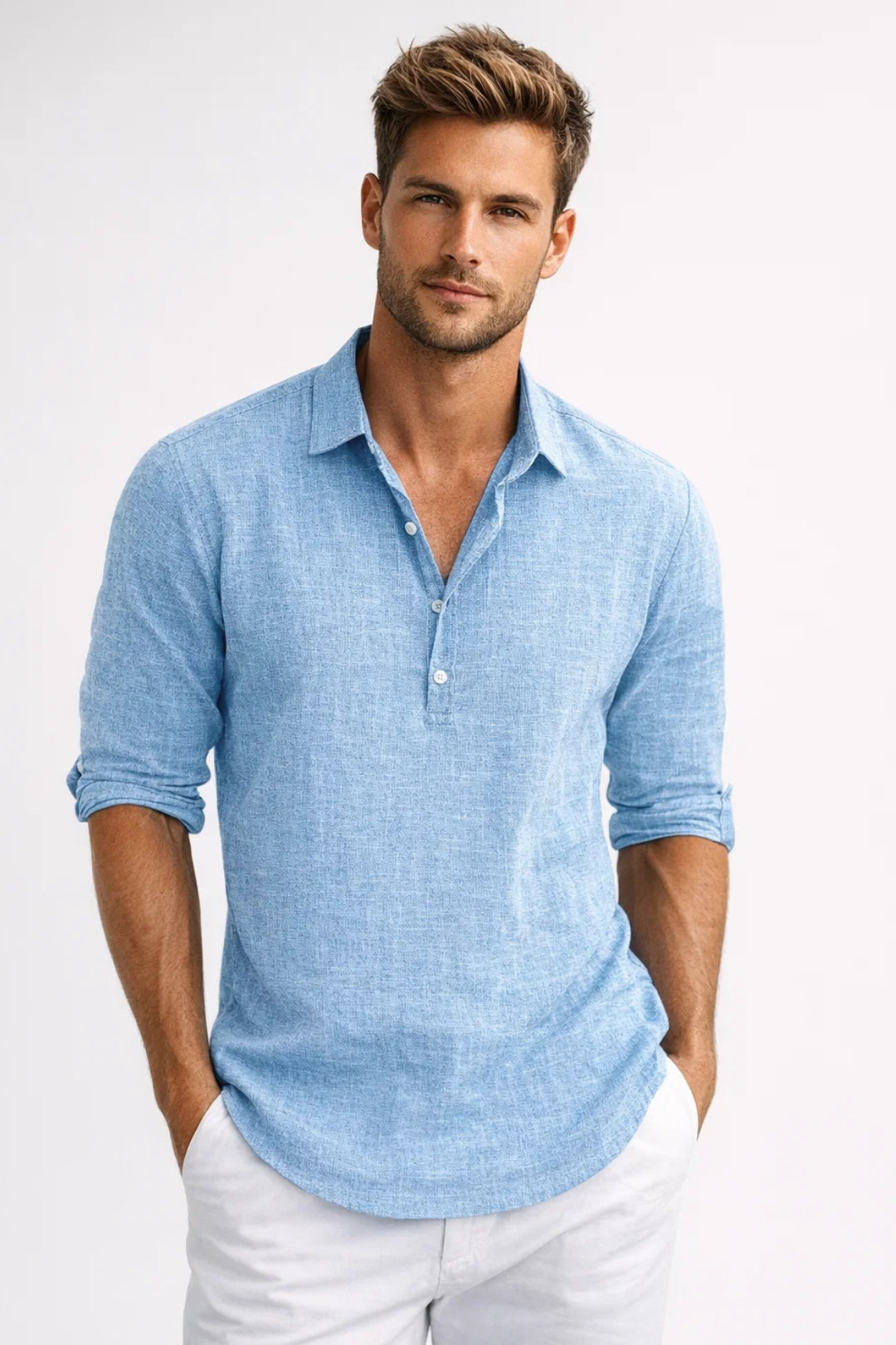 Camisa de Lino para Hombre | Compra 1 y llévate 1 GRATIS