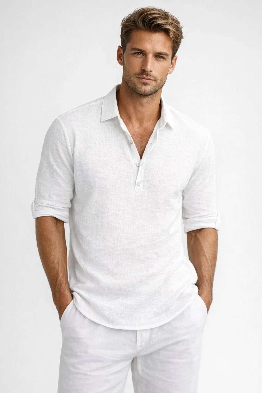 Camisa de Lino para Hombre | Compra 1 y llévate 1 GRATIS
