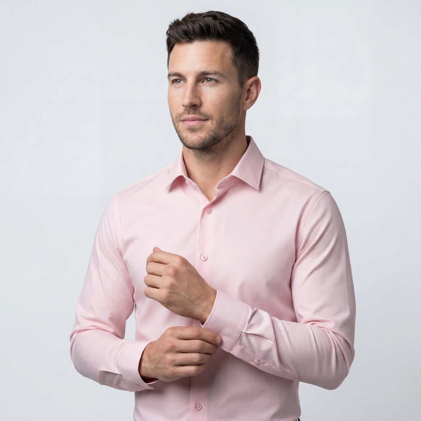 Camisa sin costuras con corte entallado