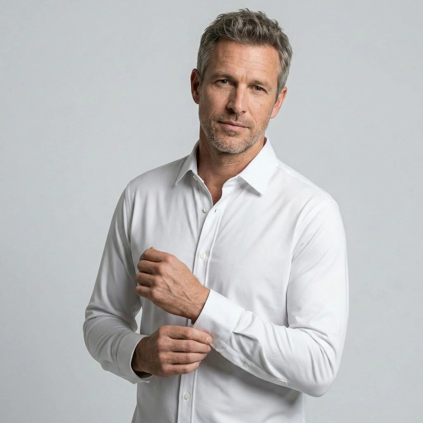 Camisa sin costuras con corte entallado
