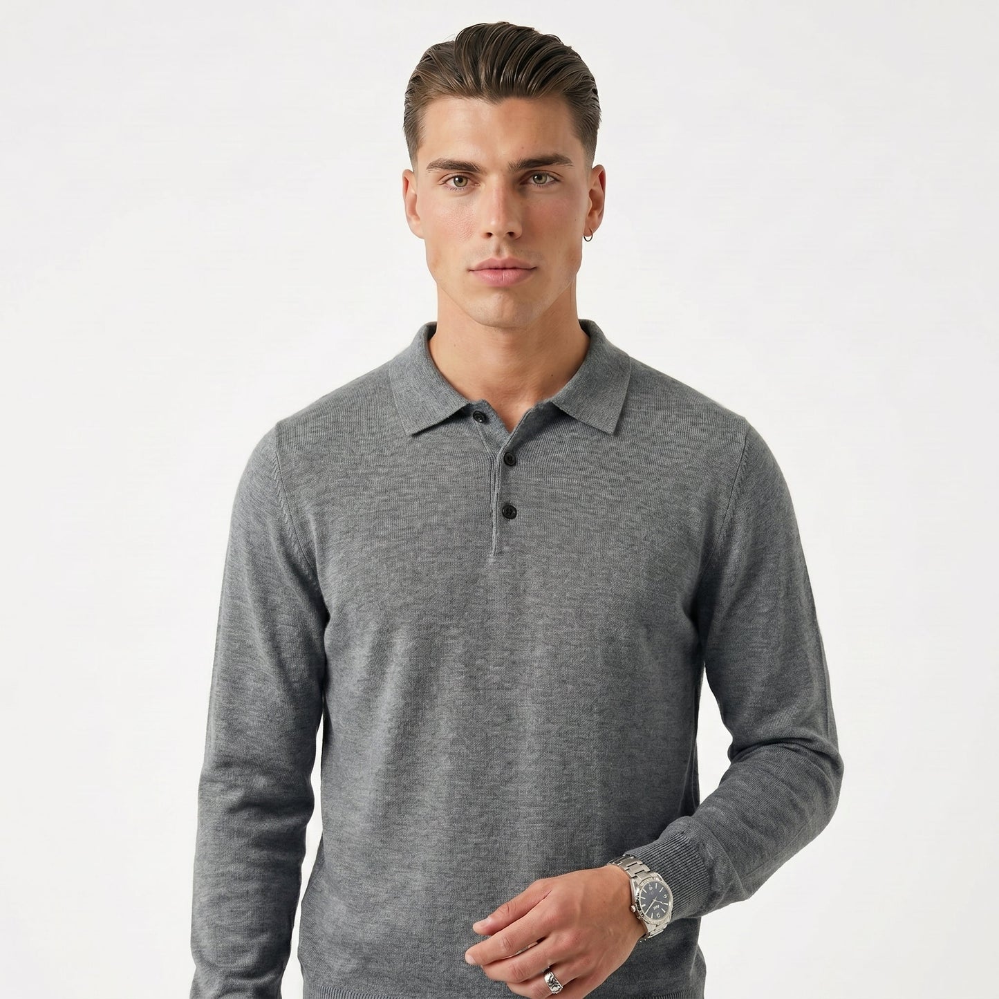 Polo KNIT VALENTINO Melange