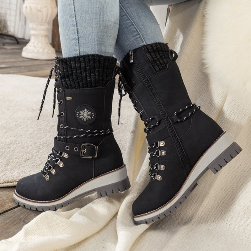 ❄️Rebajas de otoño - invierno: 60 % DE DESCUENTO🎁Botas de nieve impermeables hasta la rodilla para mujer