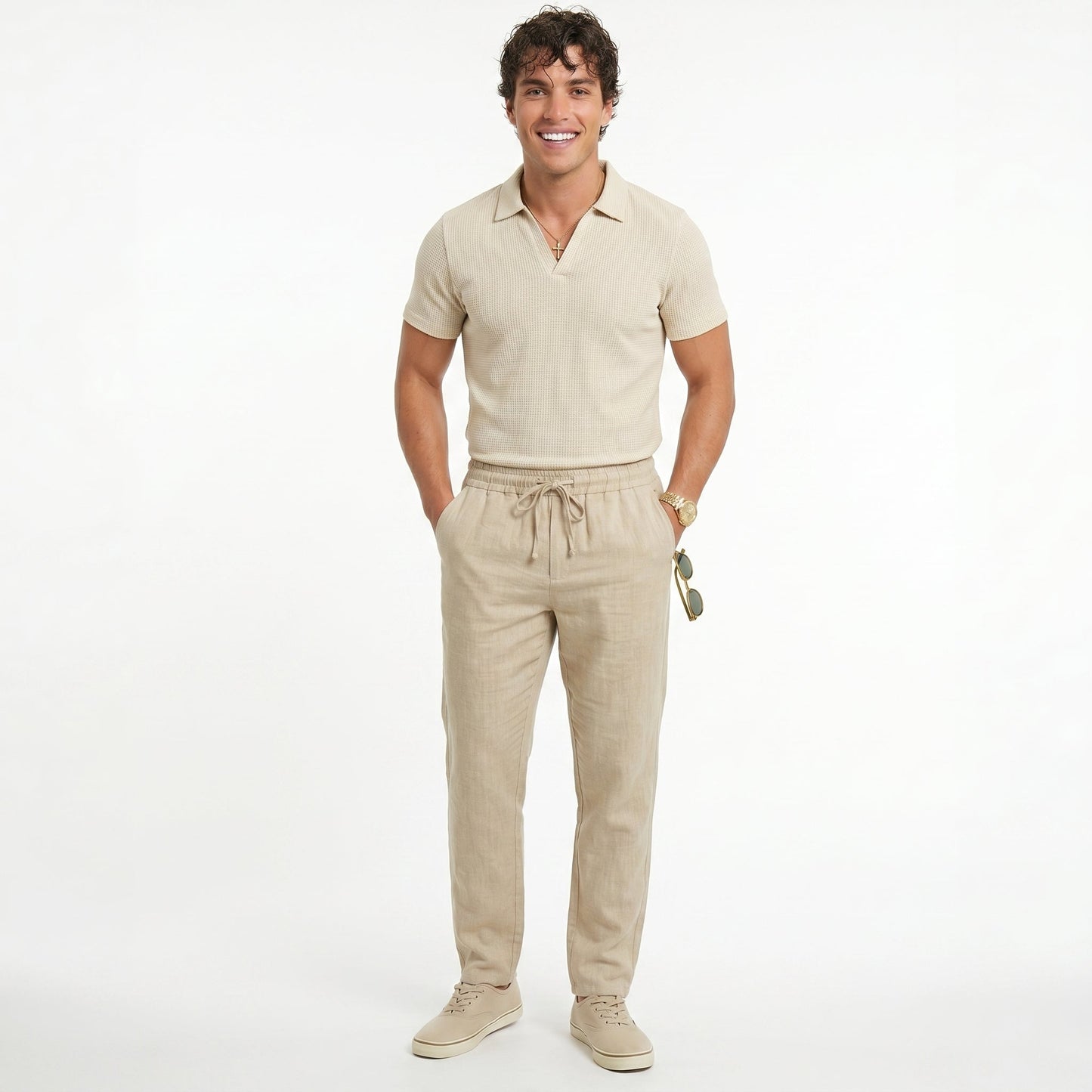 Pantalones de Algodón transpirables
